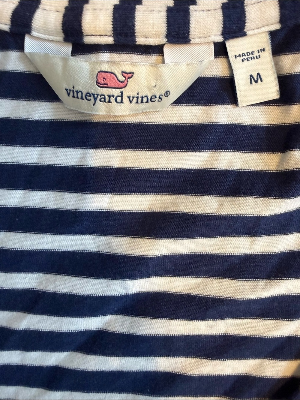 Vineyard Vines Navy and White Striped Maxi Dress - Picture 4 of 7